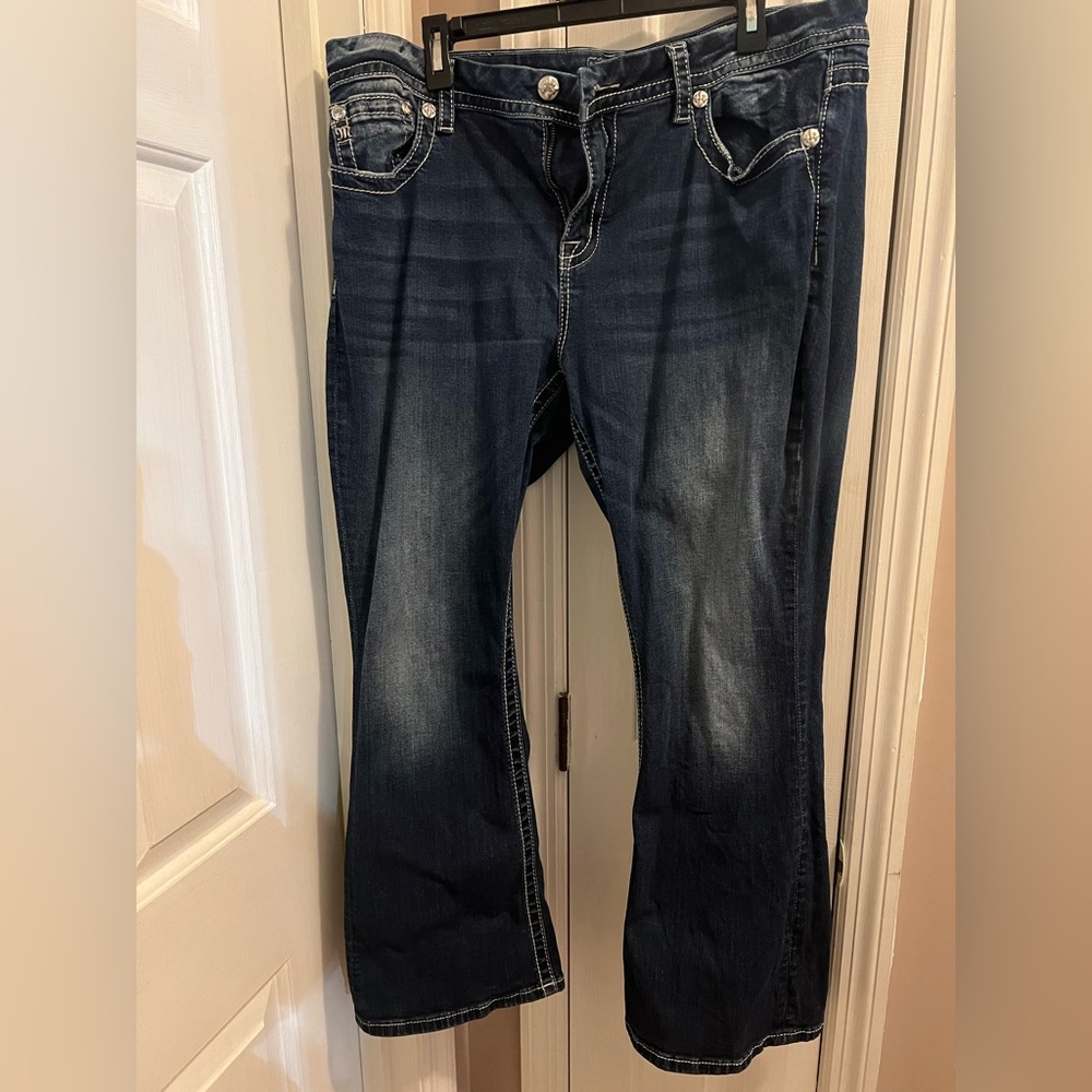 Miss Me Women's Dark Blue Boot Cut Jeans